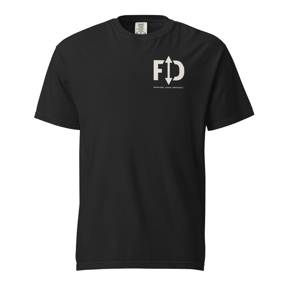 Mockup: The FD Heavyweight Tee, Black