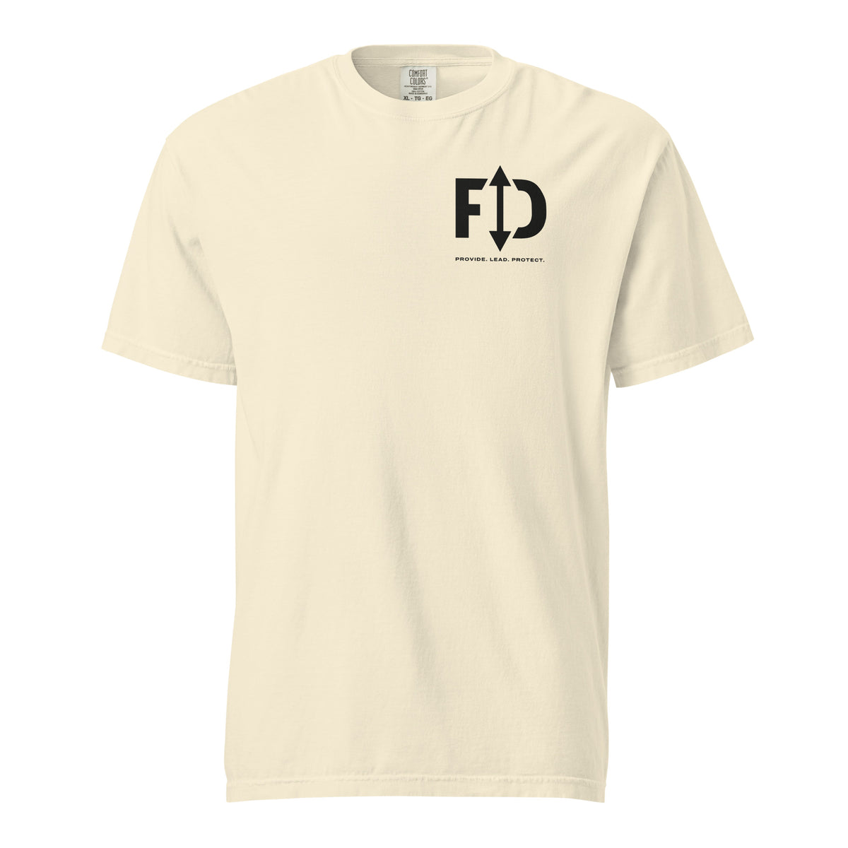 Mockup: The FD Heavyweight Tee, Ivory