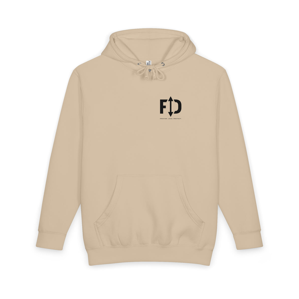 Mockup: The FD Hoodie, Mushroom