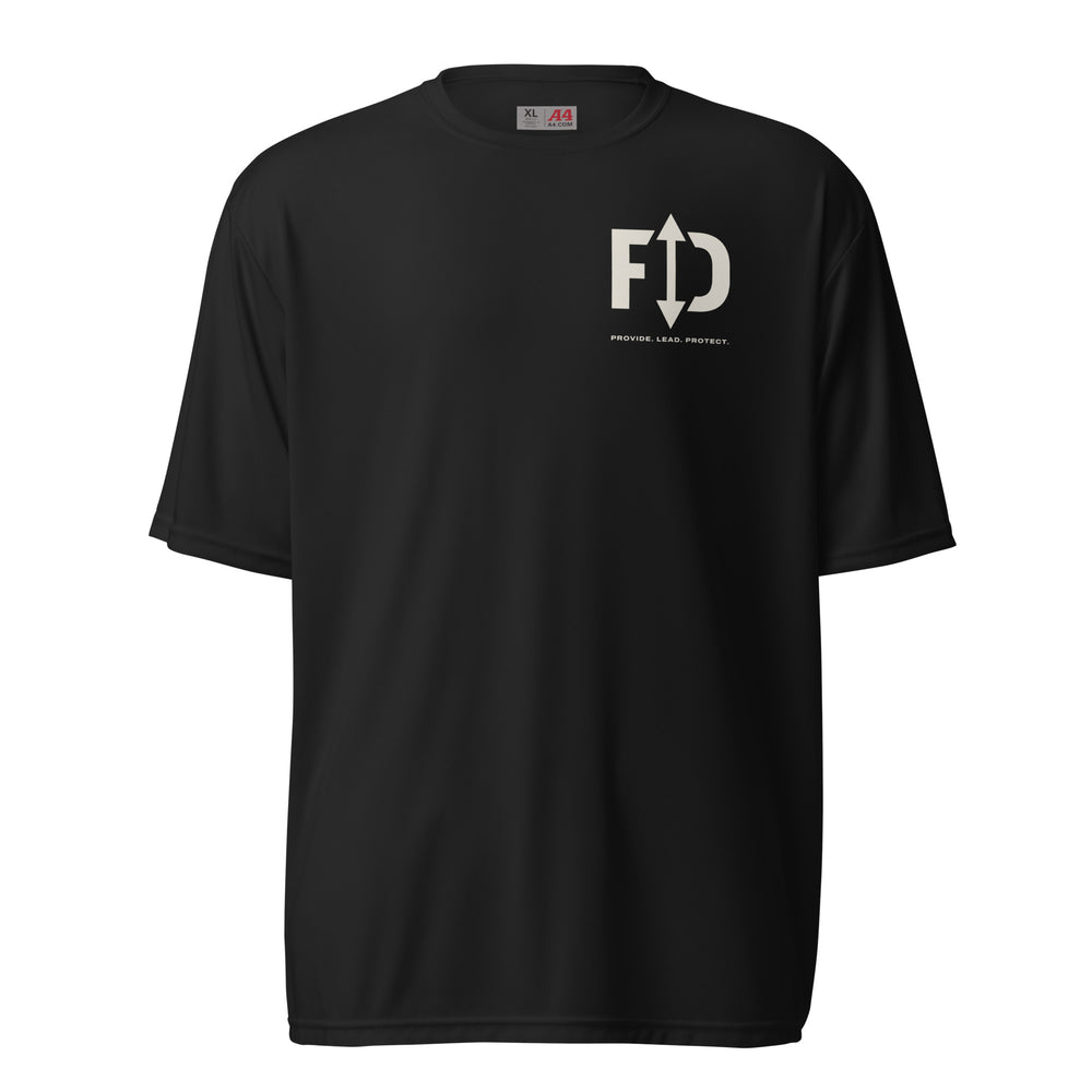Mockup: The FD Performance Tee, Black