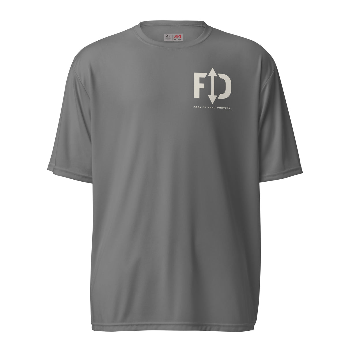 Mockup: The FD Performance Tee, Graphite